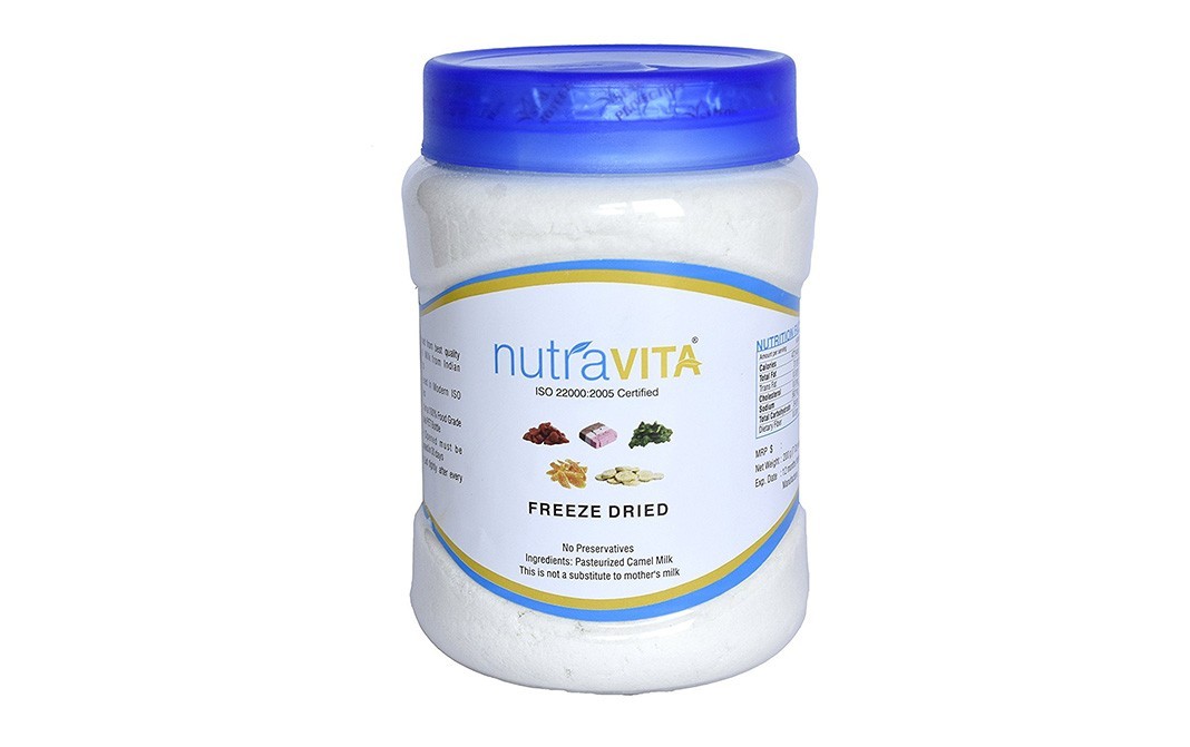 Nutravita Freeze Dried Camel Milk Powder   Jar  50 grams